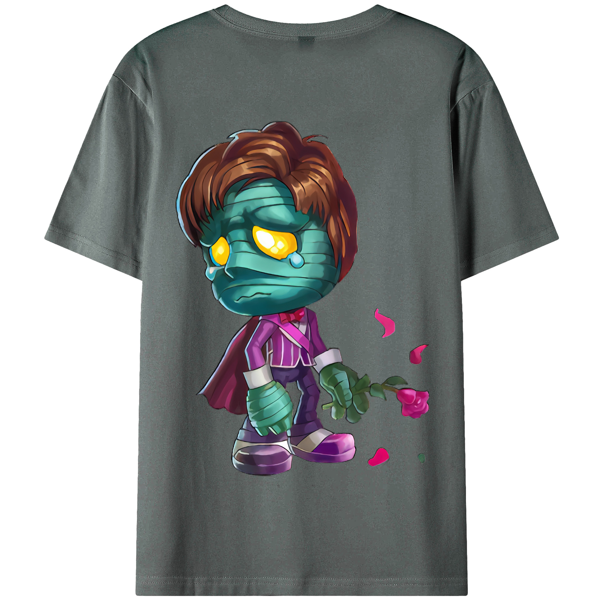 リーグ・オブ・レジェンド League of Legends LOL 綿100％半袖Tシャツ（背面プリント）